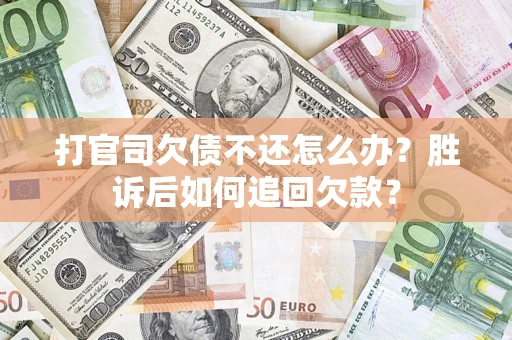 北京打官司欠债不还怎么办？胜诉后如何追回欠款？