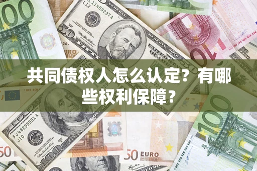 北京共同债权人怎么认定？有哪些权利保障？