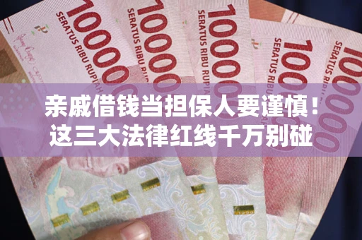 北京亲戚借钱当担保人要谨慎！这三大法律红线千万别碰