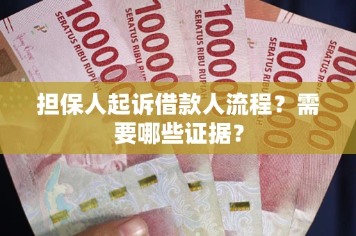 北京担保人起诉借款人流程？需要哪些证据？