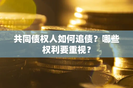 北京共同债权人如何追债？哪些权利要重视？