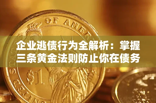 北京企业逃债行为全解析：掌握三条黄金法则防止你在债务乱局中“踩雷”