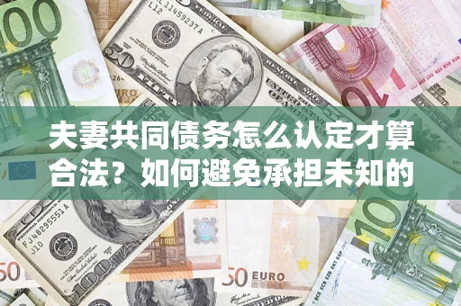 北京夫妻共同债务怎么认定才算合法？如何避免承担未知的债务风险？