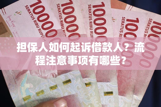 北京担保人如何起诉借款人？流程注意事项有哪些？